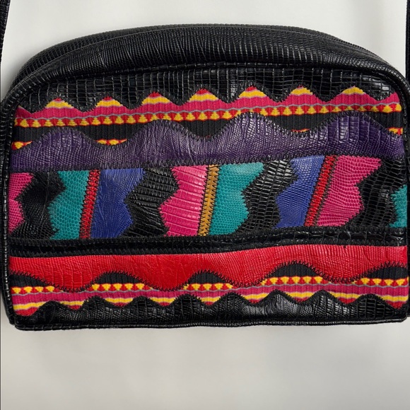 Colorful Patterned Crossbody Bag - Picture 2 of 13